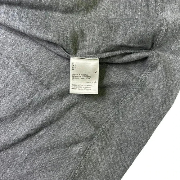 Alfani Mendoza Oxford Heather Grey Full Zip Hooded Mens Sweatshirt Size Large - Picture 9 of 12